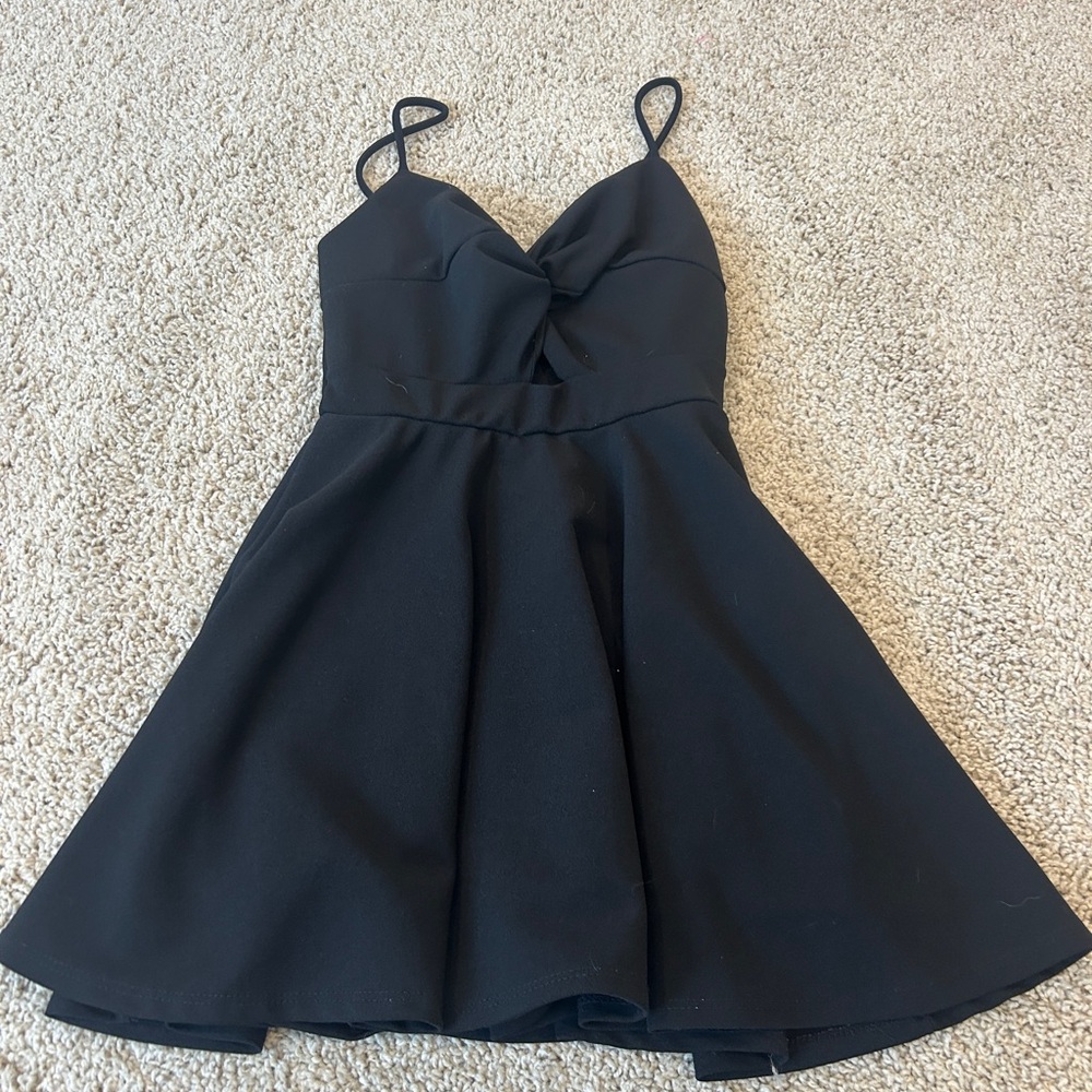 Black Spaghetti Strap Dress